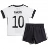 Tyskland Serge Gnabry #10 Hjemmedraktsett Barn VM 2022 Kortermet (+ korte bukser)